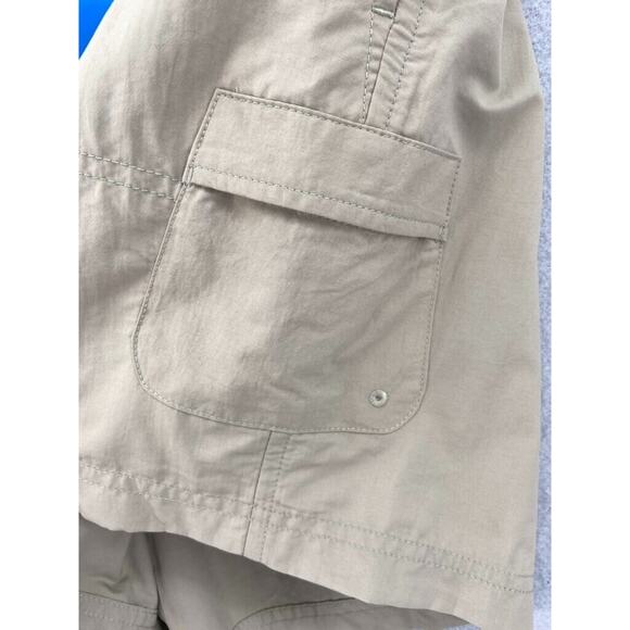 NWT Columbia Shorts Womens Sz XXL 2XL Khaki Sandy River Water Cargo UPF 50 Belt - Picture 2 of 16